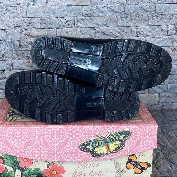 Tommy Hilfiger Shiner Rain Boots Womens Size 7 Knee High Black Rubber Boots - Picture 6 of 7